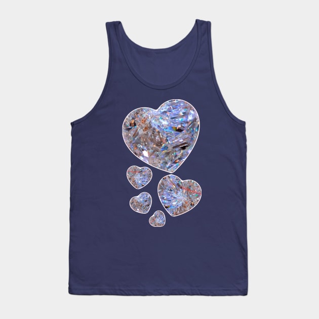 Diamond heart Tank Top by ellaine13